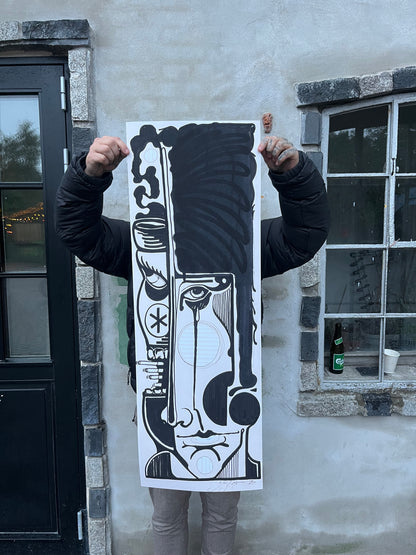 Local Coffie Lady Print