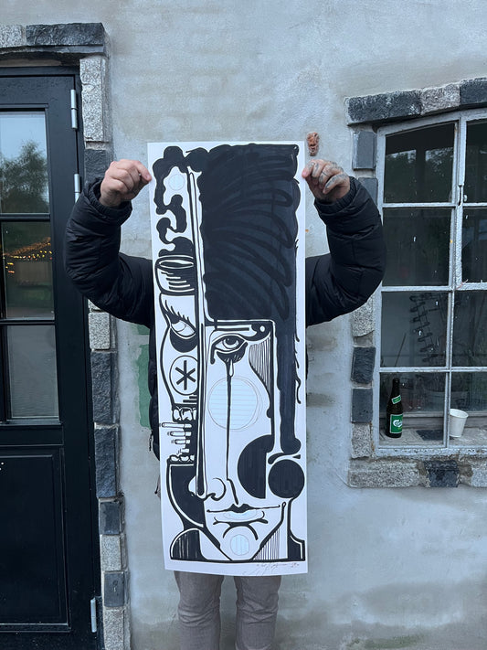 Local Coffie Lady Print